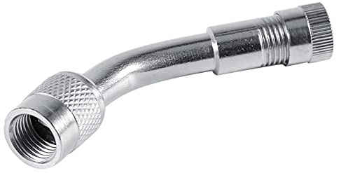 Keenso Auto Reifen Ventilverlängerung, Motorrad Auto Reifenventil Verlängerung 45/90 / 135 Grad Reifenventil Verlängerungsadapter für Auto, Motorrad, Fahrrad (135 Grad)