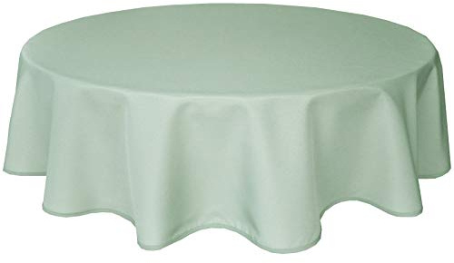 Home Direct Qualitäts Tischdecke Textil Rund 180 cm, Salbeigrün