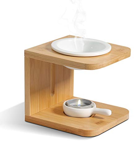 ComSaf Duftlampe für Ätherische Öle,Duftöl Lampe,Duftlampe Teelicht mit Teelichtlöffel für Wachs, Zuhause, Dekoration, Yoga, Schlafzimmer