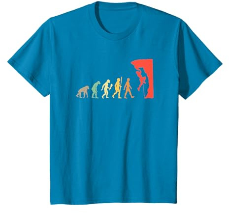 Grimpeur Évolution Cadeau Vintage Escalade T-Shirt