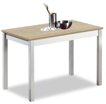 ASTIMESA Mesa de Cocina Fija Laminado Roble Raw, 90x50cms