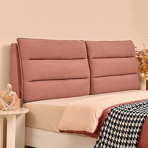 Generic Großes Bett, Wandkissen Kopfteilkissen Keilkissen Gepolstertes Einfarbiges Rückenlehnen Stützpolster Für Lange Bank, Schlafzimmer, Tagesbett,A,with headboard 70.8/180cm