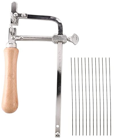 Scie Professionnelle Ajustable Arc Bois Manche de Cadre de Scie Outils de Main Cadre de Scie Bijoutier