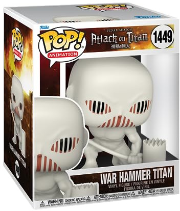 Funko Pop! Super: AOT – War Hammer Titan – Attack On Titan – vinylsamlarfigur – presentidé – officiella varor – leksaker för barn och vuxna – animefans – modellfigur för samlare