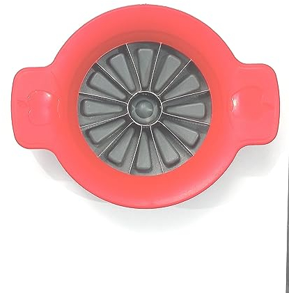 Affettatrice sottile per mele e pere, 12 fette con coperchio di sicurezza per proteggere le dita durante l'uso e le lame mentre sono in conservazione, confezione da 1. Multicolore