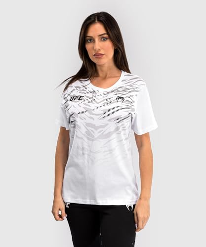 Venum UFC Fusion Replica T-Shirt à Manches Courtes pour Femmes - Blanc - S