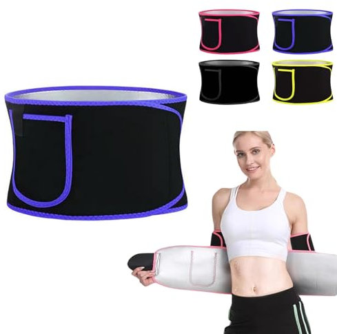 Taillentrainer für Damen, Schweißgürtel, Schweißband, Taillentrainer für Damen, Schweiß-Taillentrainer für Damen, Schweißdampf-Taillengürtel, Bauchgürtel, Sport, Fitnessstudio, Heim-Taillentrainer,