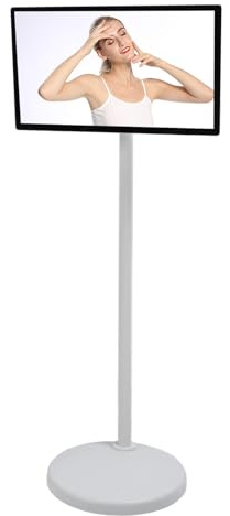 MTK 8788 - Televisor portátil de 24 pulgadas con pantalla táctil MTK 8788 4G RAM 64G ROM 1080 x 1920 IPS función pizarra blanca rodante para entretenimiento en el hogar Reino Unido