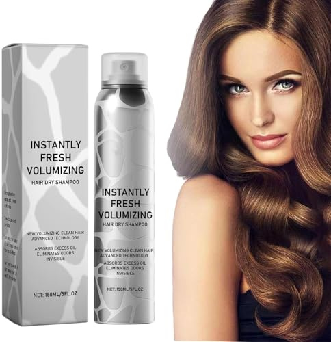 Junjie Volumizing Dry Shampoo Spray, volume di shampoo secco naturale, rinfrescante e non grasso (1 pezzo)
