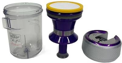 MBXLDGFD Contenitore for la Polvere con Filtro ciclonico e MIF, Accessori di Ricambio, Compatibile con Jimmy, JV35, Accessori for aspirapolvere.
