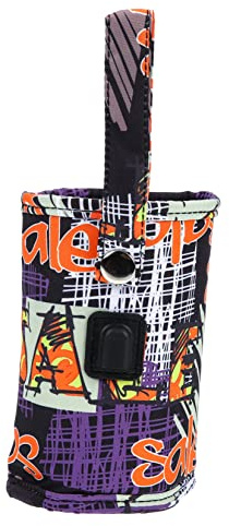 Milchflaschenwärmer für Neugeborene, Orange Polyester, für Babyflasche | Flaschenwärmerhülle für Drinnen und Draußen, Reiseflaschenwärmer für Unterwegs, Passende Hülle