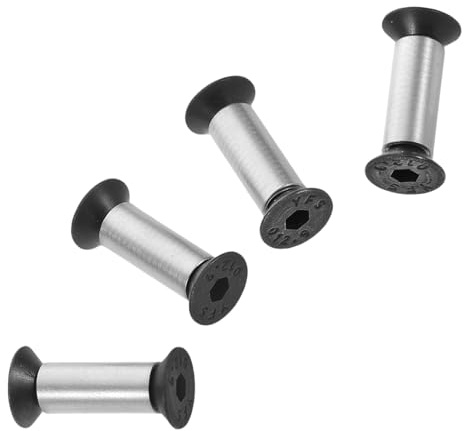 Lurrose 4piezas Tornillo De Manija Para Cuchillo Kit De Reparación De Mango De Sujeción Sólida Para Mangos De Herramienta De Bricolaje Para Restauración