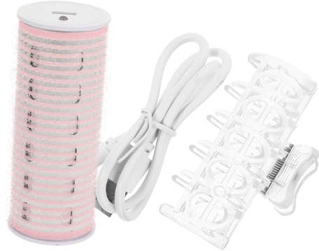 Veemoon Aufladbarer Lockenwickler und Geeignet für Trockenes und Nasses Haar USB aus Nylon Tragbar für Damen und Mädchen für Ponyfrisuren und Vielseitiges Hairstyling