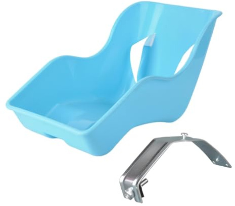 Perfeclan Portabebés para Bicicleta de muñeca, Accesorio Decorativo para Bicicleta, Soporte para Silla de muñeca, Asiento de Bicicleta para Transporte de