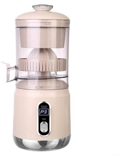 BEAZOOM Spremiagrumi elettrico con display LCD, funzionamento one-touch, alta resa 95%, facile da pulire, per limoni, lime, arance, verde bianco