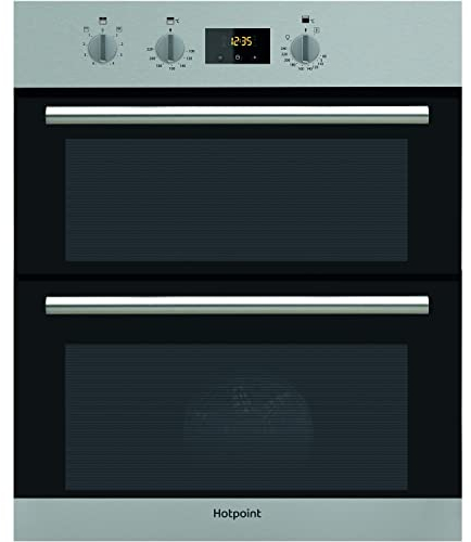 Hotpoint DU2540IX B Rated Built-Under Electric Double Oven - Stainless Steel, Silver, DU2 540 IX