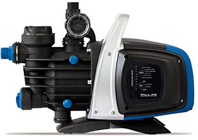 Tallas D-EBOOST 1100 Hauswasserautomat - 3.750 L/Std. - 1100W - Förderhöhe 45 m - Inkl. Wasserfilter - Trockenlaufschutz - Geräuscharm - Gartenpumpe