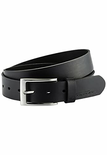 camel active hochwertiger Ledergürtel für Herren kürzbar 3,2 cm breit in Schwarz, Braun, Dunkelbraun und Blau | Kürzbarer Anzuggürtel 3.2cm breit in Schwarz, Braun und Dunkelbraun für Alltag und Freizeit