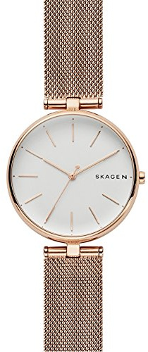Skagen Damen Analog Quarz Uhr mit Edelstahl Armband SKW2709