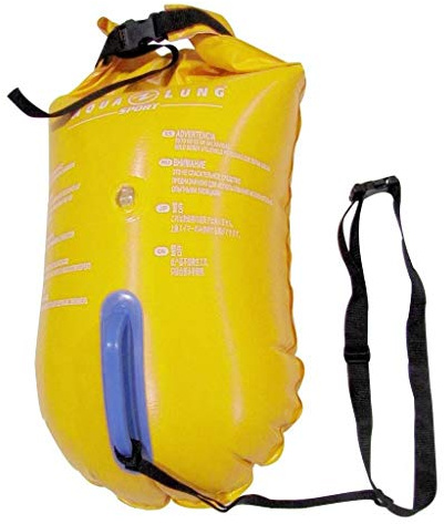 Aqualung Sport iDRY Bag 15L Schnorchel Tauchen Schwimm Hilfe Boje Freiwasserschwimmen