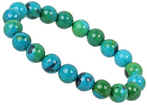 ELEDORO Edelstein Stretch Armband 10 mm | Chakra-Schmuck aus Natursteinen, Stretcharmband für Damen & Herren, Energie & Achtsamkeit, Meditation & Yoga