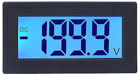 YB5135DB Tester di tensione digitale Mini voltmetro CC Retroilluminazione blu Pannello Precisione Volt Monitor Tester AC100-240V(DC 0-200V)