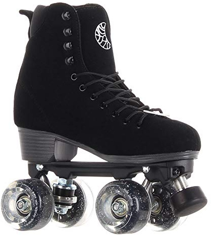 Skates Luna Quad Roller Figur Rollschuhe (Shadow schwarz, EU38 / UK5 / US 7.5/24.6cm)
