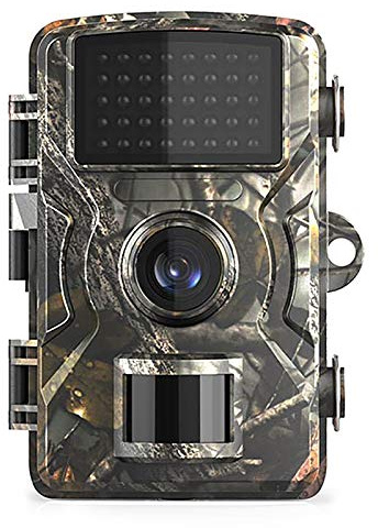Lixada Cámara de Caza de Vida 12MP 1080P Silvestre Cámara de Seguridad Dinámica IP66 Reconocimiento de Caza de Visión Nocturna por Infrarrojos Impermeable Al Aire Libre