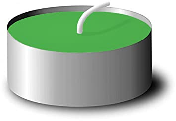 GREATOYAR Velas de Té, Candelitas, Velas Pequeñas, Velas de Té Aromáticas, Velas con Aroma, Velas Romanticas, Candle de Pasión, Larga Duración, 8 Horas, Manzana, 24 Unidades