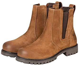Rydale Ladies Yard Boots Womens Leather Ankle Boot Farmer Dealer Chelsea Boots 2 Colours (Tobacco, uk_footwear_size_system, adult, women, numeric, medium, numeric_4)