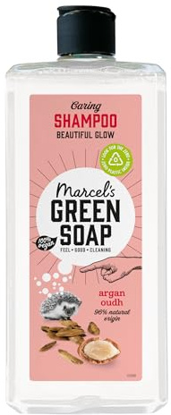 Marcel's Green Soap - Caring Shampoo Argan & Oudh – Mikroplastikfreie Formel - Vegan - Nachfüllbar - 300 ml
