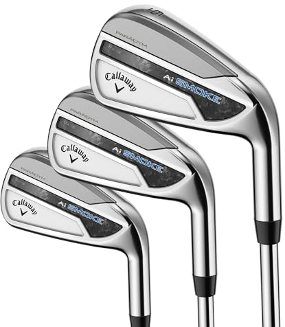 Callaway Paradym AI Smoke Iron Sets, 5-PW,AW, Steel, Regular, Standard