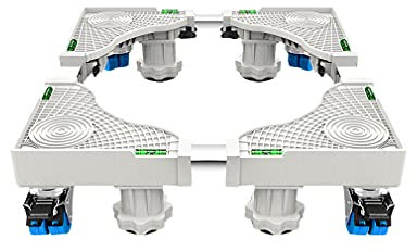 YHJZSM Support de Machine à Laver réglable Hauteur 10-14 cm Chariot à vin Refroidisseur à vin socles et Cadres résistant à l'humidité Longueur/Largeur 40-68 cm Grand Support de tonneau en