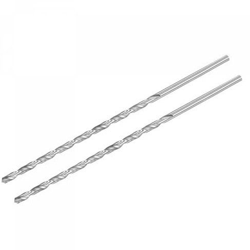 TA-VIGOR 2Pcs 7.5mm Extra Long Twist Drill Bits 300mm HSS Straight Shank | High Speed Steel Spiral Drill Bits for Wood, Metal, Aluminium and Plastic