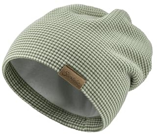 Sterntaler Beanie mit Ringel - Unisex Kinder Mütze aus weichem Microfleece