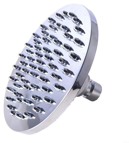 ARMYJY 15,2 cm Hochdruck-Regenduschkopf, Chrom, Badezimmer, Regenduschkopf, silberfarbener Winkel, Verstellbarer Duschkopf