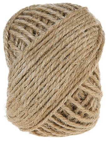 Jerliflyer Jute Twine String,Thin Twine Multifunctional Vintage Plant Fibre for Crafts Gardening Garden Plant Gift
