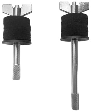 VOANZO 2 apiladores de platillos de 4,1 Pulgadas + Soporte de platillo de 5,9 Pulgadas, Accesorios para Instrumentos de percusión