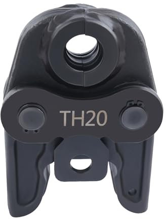 Pinza de presión Th Contour 12 – 40 mm, alicates de prensado, alicates de prensado para tubos de aluminio y plástico, tubos PEX, tubos PB, accesorios de cobre y conexiones de cobre (TH20)