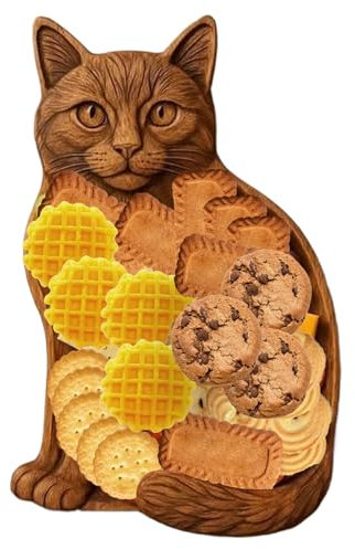 Taglieri per Salumi | Vassoio da Cucina per Formaggio Carne Vino - A Forma Di Gatto Per Affettati Frutta Snack Cibi