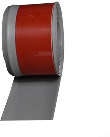 Springwillfly Battiscopa impermeabile in PVC, parti decorative in plastica progettate per la finitura dei bordi delle pareti e la protezione del battiscopa negli spazi abitativi (grigio)