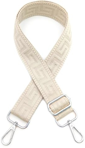 YOGAZEN Schultergurt für Tasche Taschengurte zum Wechseln, 3.8cm Breit Tragegurt Tasche, Umhängegurt für Taschen, Verstellbarer Schultergurt für Taschen, für Damen Handtaschen (Beige)