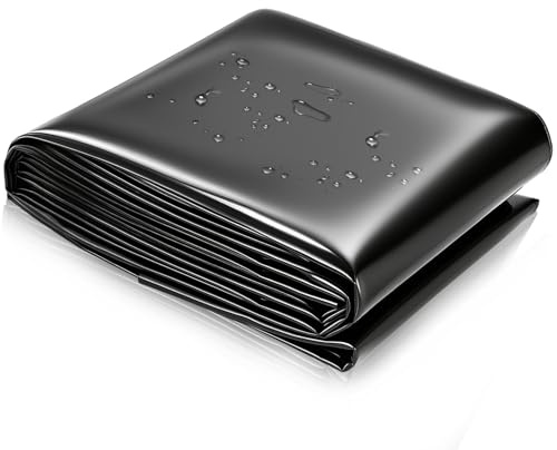 ENUTROF Pond Liner Teichfolie Line Kaufen Teichfolien EPDM Schwarz 3x3m | Teichplane Gartenteich für Hochbeet Bachlauffolie Restposten Innen& Außenbereich Fischteiche Hundeteich Brunnen Gartenarbeit