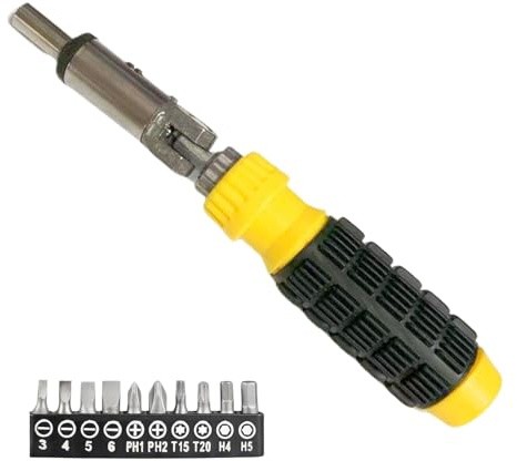 Hitburu Contenedor Secreto Para Ocultar Objetos | Escondite de Dinero para Viaje,Caja Portátil en Forma de Destornillador para Hogar Llaves Efectivo Mochila Bolso Equipaje de Avión