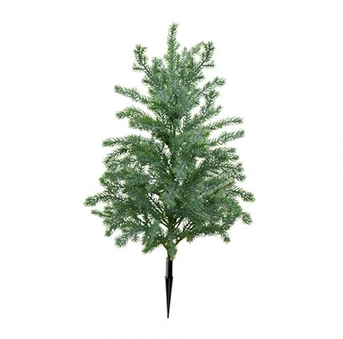 Gralara Arbre Artificiel avec Tuteur Jardin Plante Décorative Extérieure Résistante en Pp pour Décoration de Noël Convient pour Entrée Couloir, Vert
