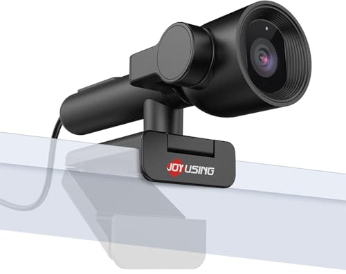 JOYUSING FlexCam10 4K Augenkontakt Webcam für PC, 4 Modi in 1 Webcam mit Mikrofon, PDAF Autofokus, 2 Mikrofon mit Geräuschunterdrückung, 79° FOV, für Konferenz, Streaming, Facetime Zoom/Teams/Google