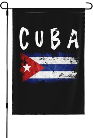 Cuba Bandiera Esterna Decorative Bandiera All'Aperto Durevole Bandiere Da Giardino Per Feste Spiaggia Patio 30X45cm