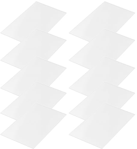 Healeved 20piezas Unidades de Tarjetas de Asiento Acrílicas Transparentes para Boda Carteles DIY para Nombres Números de Mesa y Señalización de Recepción Reutilizables y Fáciles de