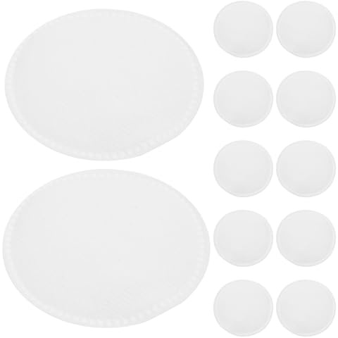 PERSELOSO Almohadillas Faciales Reutilizables de Algodón Blanco, 60 Discos Redondos Absorbentes y Suaves para Limpieza Facial y Desmaquillado Portátil