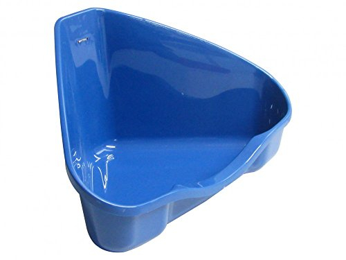 Ecktoilette Nora für Nager von KARLIE, B 35 x T 24 x H 19 cm, Blau, für Haustierbesitzer (Nager)